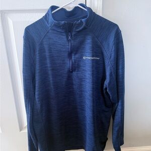 Vineyard Vines Navy Quarter-Zip Sweater
